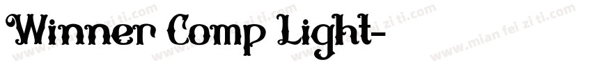 Winner Comp Light字体转换